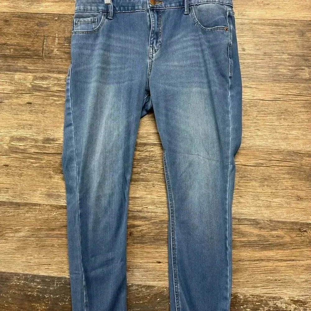 Old Navy Rockstar Super Skinny Blue Jeans - Picture 1 of 5